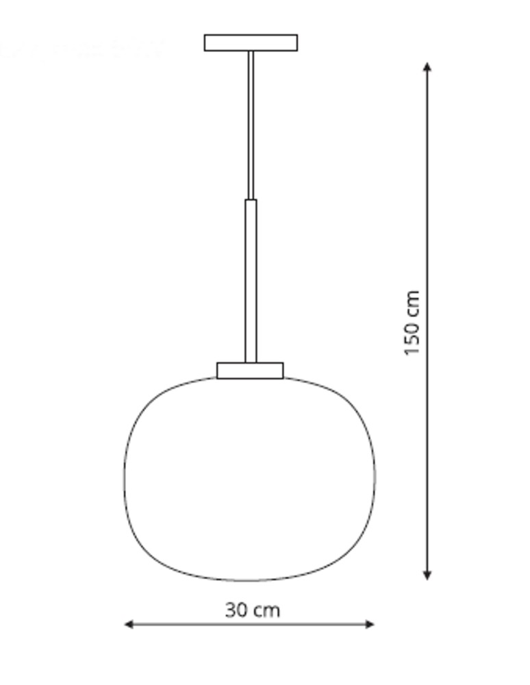 Pendant lamps - Light Prestige Jukon pendant E27 white LP-052/1P - product kolory-swiatla.pl 3