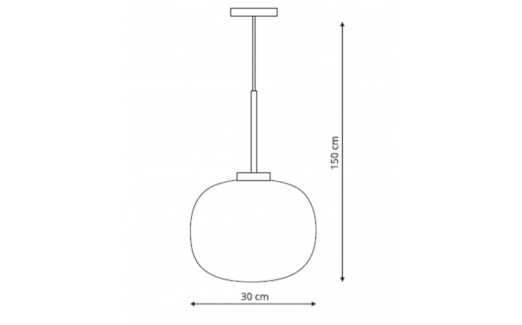 Light Prestige Jukon wisząca E27 biały LP-052/1P