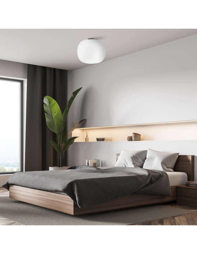 Ceiling lamps - Light Prestige Jukon plafond E27 white LP-052/1C - product kolory-swiatla.pl 2