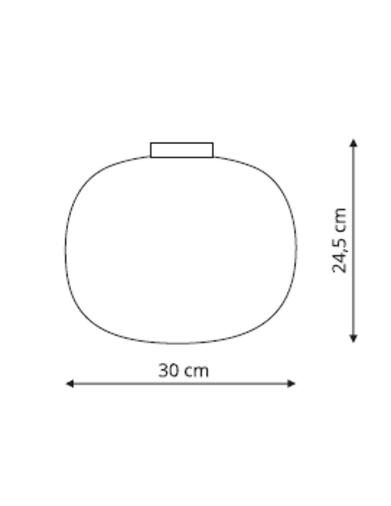 Ceiling lamps - Light Prestige Jukon plafond E27 white LP-052/1C - product kolory-swiatla.pl 3
