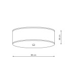 Ceiling lamps - Light Prestige Girona E27 6x60W grey LP-2190/6C-80 GRY - product 3