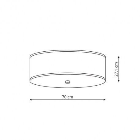 Light Prestige Girona E27 5x60W szary LP-2190/5C-70 GRY