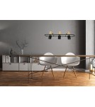 Pendant lamps - Light Prestige Bovino 3 pendant GU10 black/brown LP-1111/3P - product 2