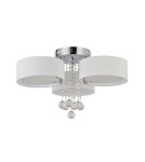 Ceiling lamps with crystals - Light Prestige Gambela 3 white 3xE27 LP-991/3C WH - product 1