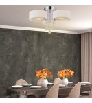 Ceiling lamps with crystals - Light Prestige Gambela 3 white 3xE27 LP-991/3C WH - product 2