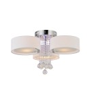 Ceiling lamps with crystals - Light Prestige Gambela 3 white 3xE27 LP-991/3C WH - product 3
