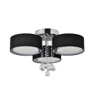 Ceiling lamps with crystals - Light Prestige Gambela 3 black 3xE27 LP-991/3C BK - product 1