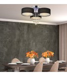 Ceiling lamps with crystals - Light Prestige Gambela 3 black 3xE27 LP-991/3C BK - product 2