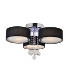 Ceiling lamps with crystals - Light Prestige Gambela 3 black 3xE27 LP-991/3C BK - product 3