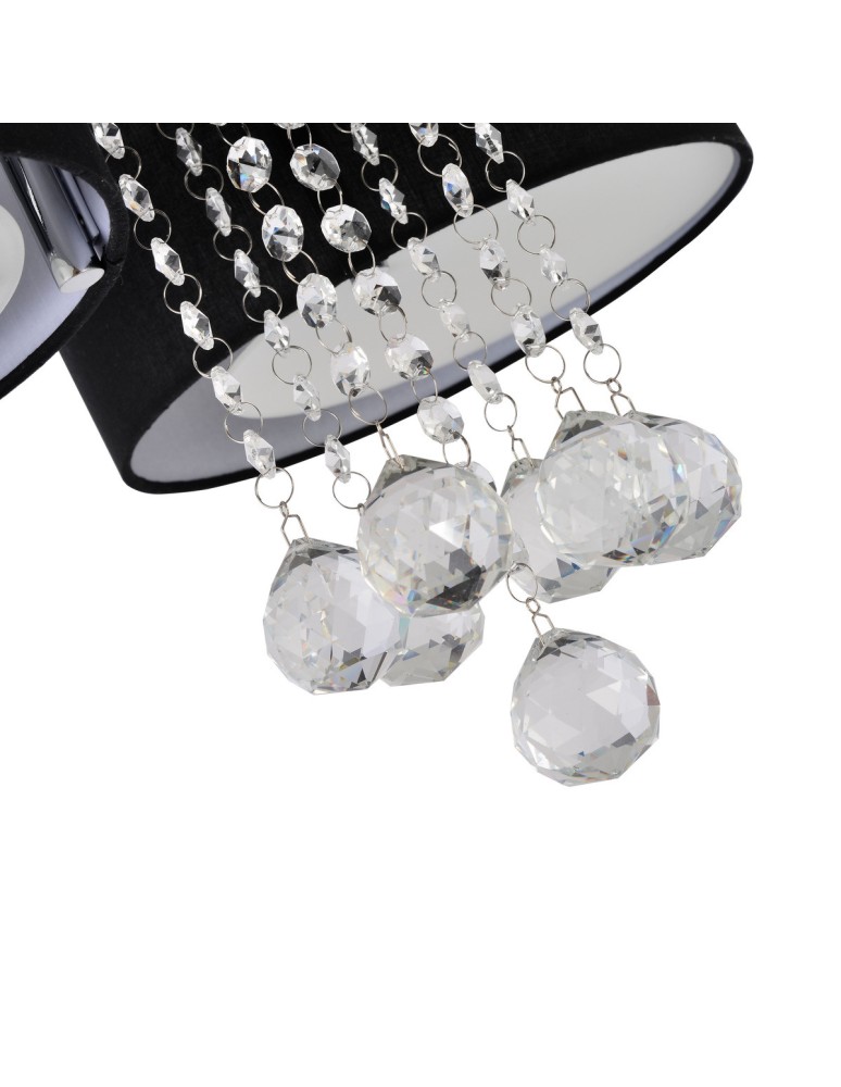 Ceiling lamps with crystals - Light Prestige Gambela 3 black 3xE27 LP-991/3C BK - product kolory-swiatla.pl 4