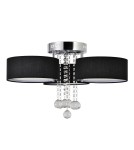 Ceiling lamps with crystals - Light Prestige Gambela 3 black 3xE27 LP-991/3C BK - product 6