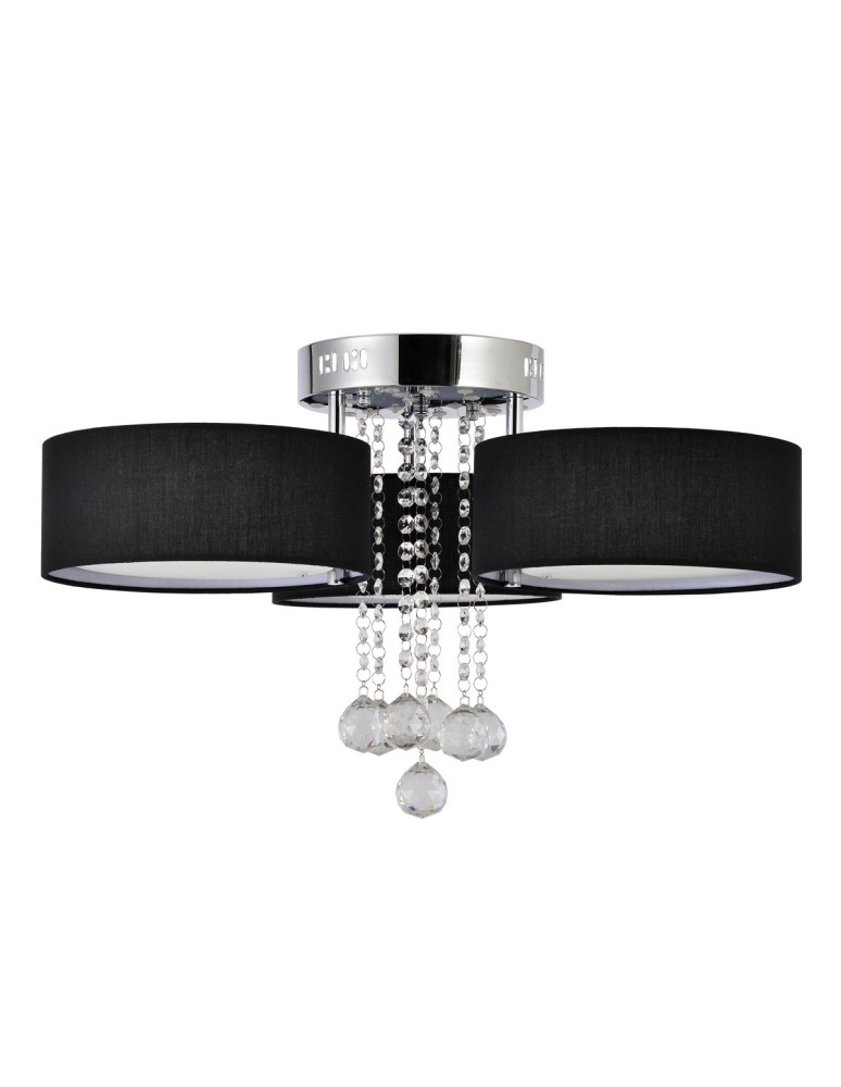 Ceiling lamps with crystals - Light Prestige Gambela 3 black 3xE27 LP-991/3C BK - product kolory-swiatla.pl 6