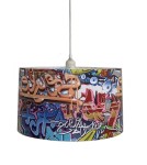 Children's pendant lamps - Light Prestige Graffiti Style Pendant Lamp LP-077/1P xE14 Multicolor/White - product 1