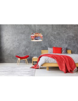 Light Prestige Graffiti Style Pendant Lamp LP-077/1P xE14 Multicolor/White - product 2