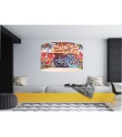 Children's pendant lamps - Light Prestige Graffiti Style Pendant Lamp LP-077/1P xE14 Multicolor/White - product 3