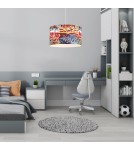 Children's pendant lamps - Light Prestige Graffiti Style Pendant Lamp LP-077/1P xE14 Multicolor/White - product 4