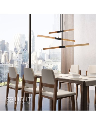 Light Prestige Lugano 3 LED pendant brown/black LP-2828/3P - product 2