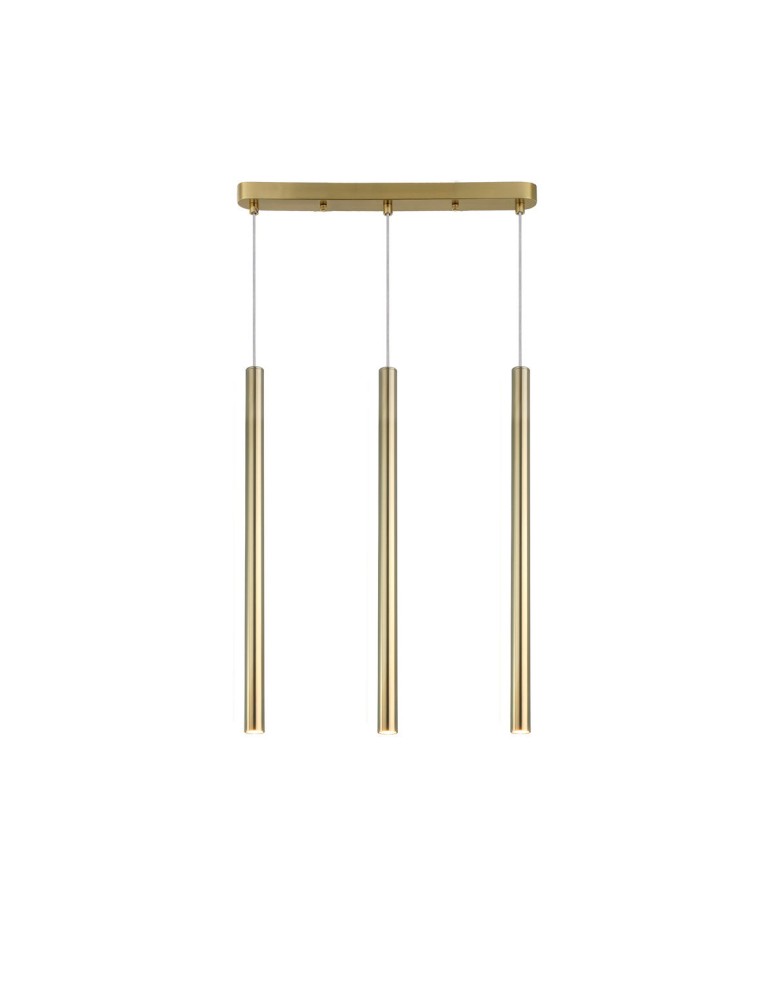 Pendant lamps on a strip - Light Prestige Lungo 3 line gold 3xG9 LP-894/3L GD - product kolory-swiatla.pl 1