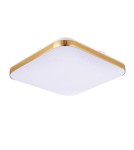 Square plafonds - Light Prestige Babylon square plafond medium 4000K gold xLED LP-335/1C M 4GD square - product 1