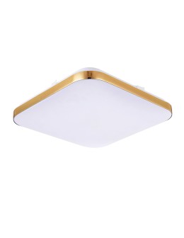 Light Prestige Babilon plafon kwadratowy średni 4000K złoty xLED LP-335/1C M 4GD square