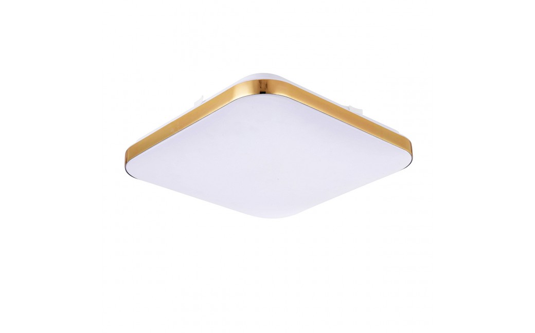 Light Prestige Babilon plafon kwadratowy średni 4000K złoty xLED LP-335/1C M 4GD square