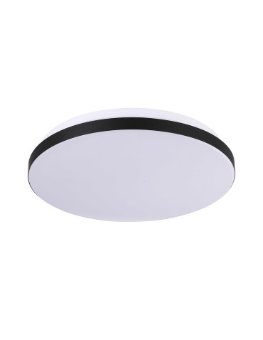 Light Prestige Babylon round plafond small 4000K black xLED LP-335/1C S 4BK
