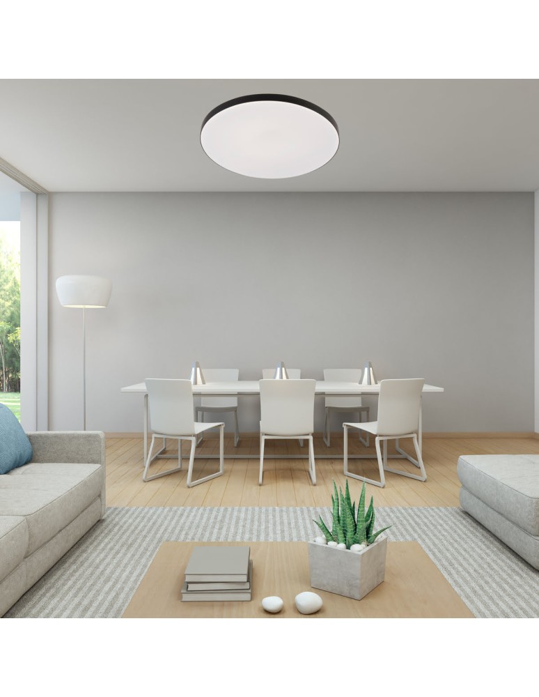 Round Plafonds - Light Prestige Babylon round plafond small 4000K black xLED LP-335/1C S 4BK - product kolory-swiatla.pl 4