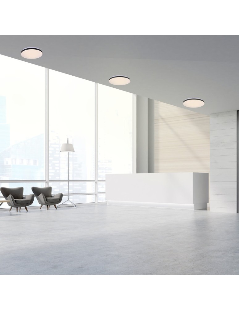 Round Plafonds - Light Prestige Babylon round plafond small 4000K black xLED LP-335/1C S 4BK - product kolory-swiatla.pl 5