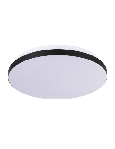 Light Prestige Babylon round medium 4000K black xLED LP-335/1C M 4BK plafond.