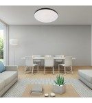 Round Plafonds - Light Prestige Babylon round medium 4000K black xLED LP-335/1C M 4BK plafond. - product 2