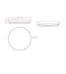 Round Plafonds - Light Prestige Babylon round plafond small 4000K gold xLED LP-335/1C S 4GD - product 8