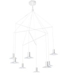 LED pendant lamps - Light Prestige HAT pendant white LED white LP-1661/8P WH - product 1