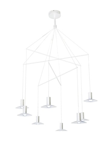 Light Prestige HAT pendant white LED white LP-1661/8P WH