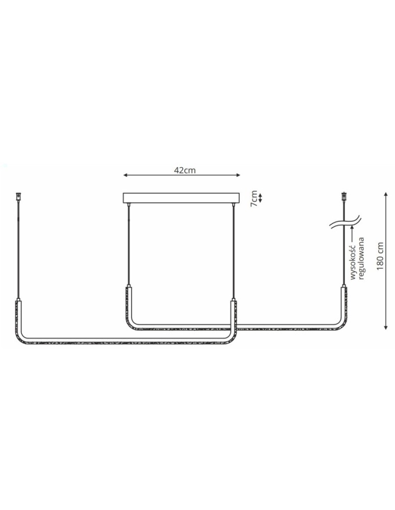 Pendant lamps over the island - Light Prestige Malawi pendant Basic 1xLED LP-1015/2P basic - product kolory-swiatla.pl 3