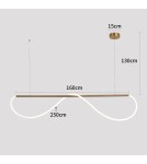 Pendant lamps over the island - Light Prestige Meleca M 1xLED pendant lamp LP-2345/1P M - product 11
