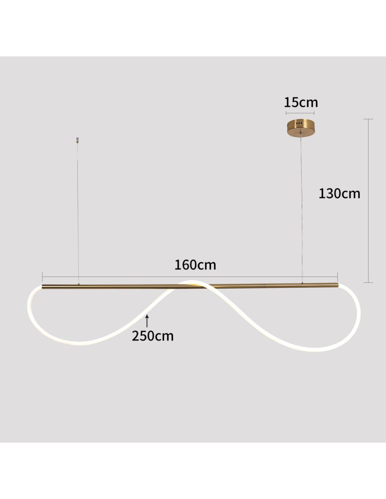 Pendant lamps over the island - Light Prestige Meleca M 1xLED pendant lamp LP-2345/1P M - product kolory-swiatla.pl 11