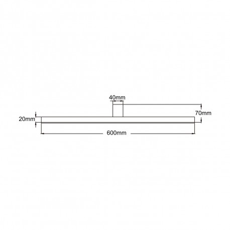 Light Prestige Nevada kinkiet L biały IP44 1xLEDxLED LP-778/1W L WH