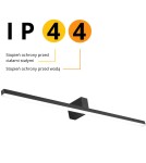Bathroom wall lamps - Light Prestige Nevada wall lamp XXL black IP44 1xLEDxLED LP-778/1W XXL BK - product 9
