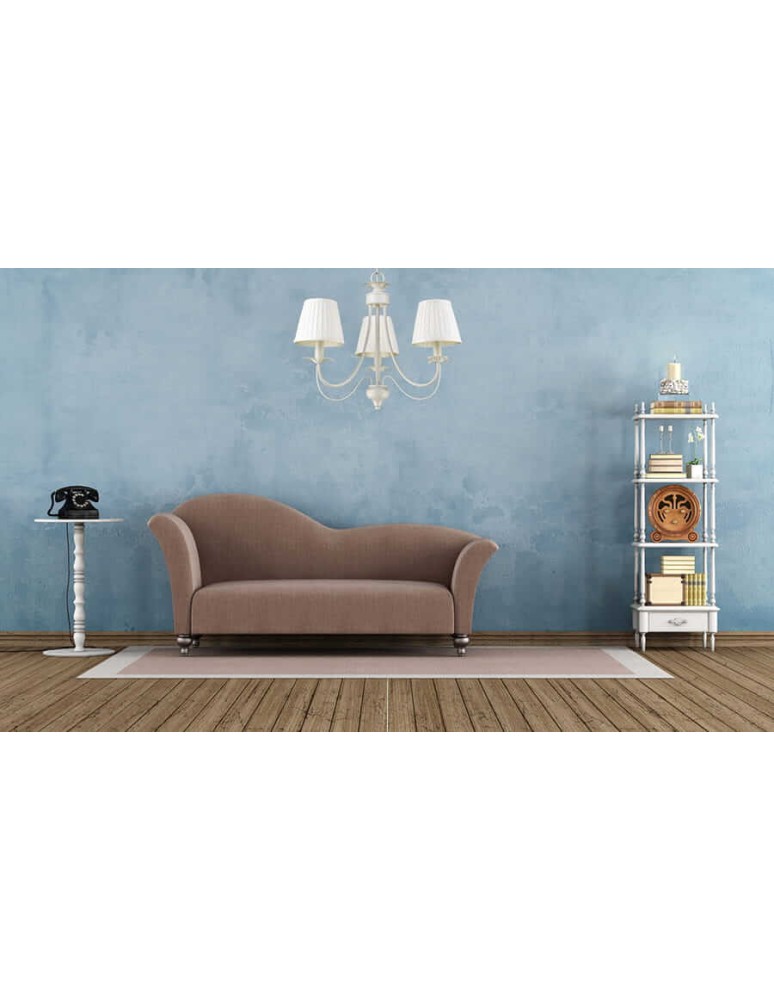 Wall lamps with lampshade - Light Prestige Ginosa wall lamp 1xE14 Cream LP-5369/1W - product kolory-swiatla.pl 2