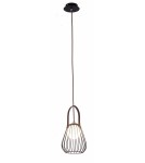 Wire pendant lamps - Light Prestige Bacoli mala pendant lamp 1xG9 black LP-1212/1PS BK - product 1