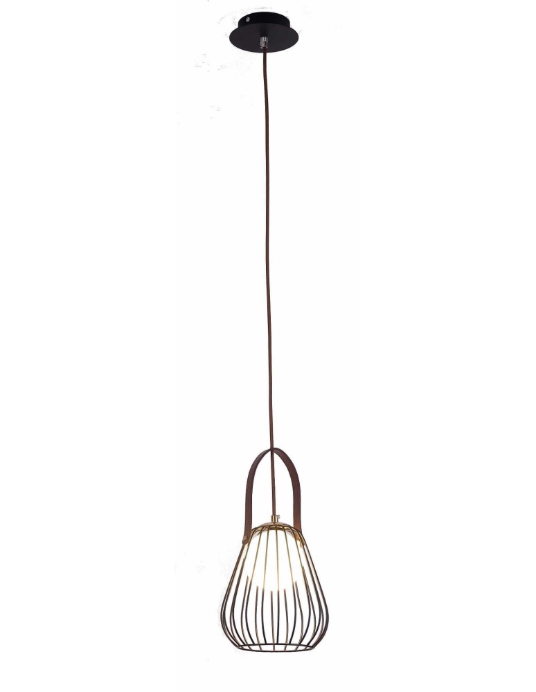 Wire pendant lamps - Light Prestige Bacoli mala pendant lamp 1xG9 black LP-1212/1PS BK - product kolory-swiatla.pl 1