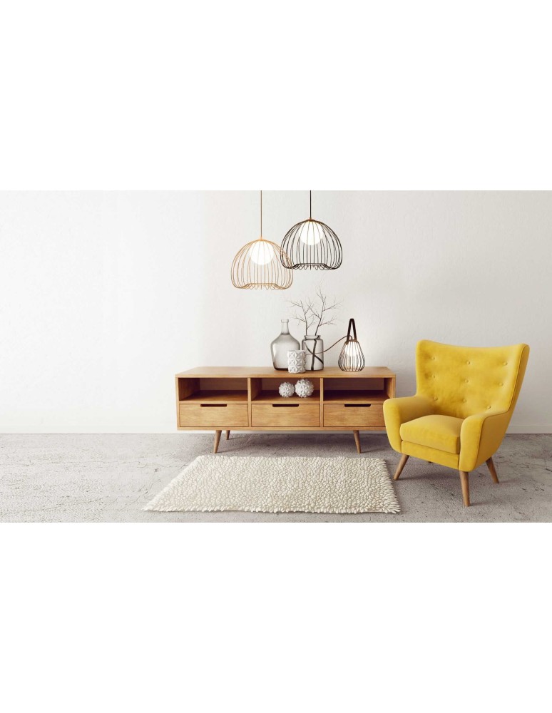 Wire pendant lamps - Light Prestige Bacoli mala pendant lamp 1xG9 black LP-1212/1PS BK - product kolory-swiatla.pl 3