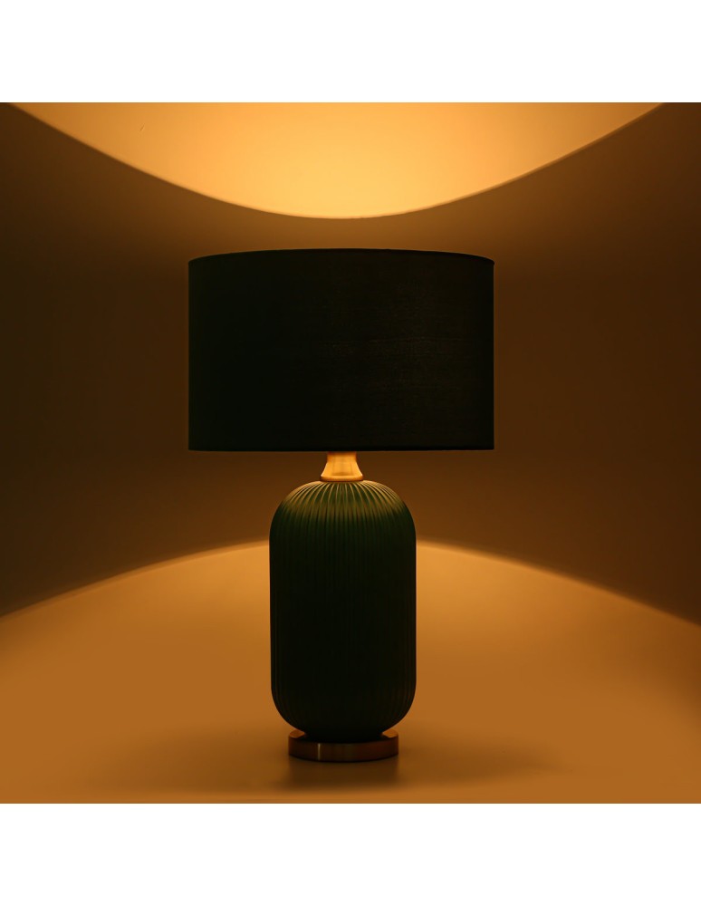 Table lamps with lampshade - Light Prestige Tamiza table lamp large 1xE27 green LP-1515/1T big green - product kolory-swiatla.pl 3