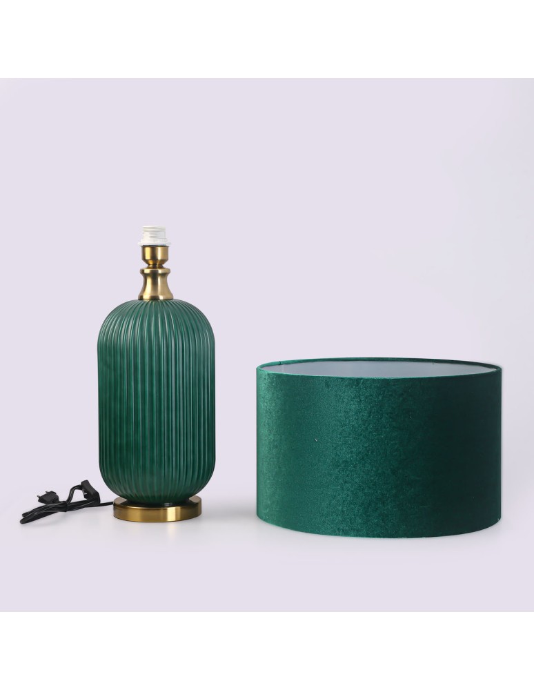 Table lamps with lampshade - Light Prestige Tamiza table lamp large 1xE27 green LP-1515/1T big green - product kolory-swiatla.pl 12