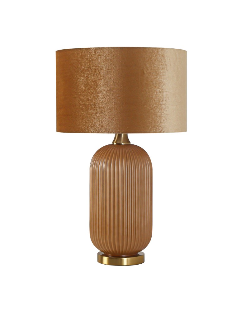 Table lamps with lampshade - Light Prestige Tamiza desk lamp large 1xE27 gold LP-1515/1T big gold - product kolory-swiatla.pl 1