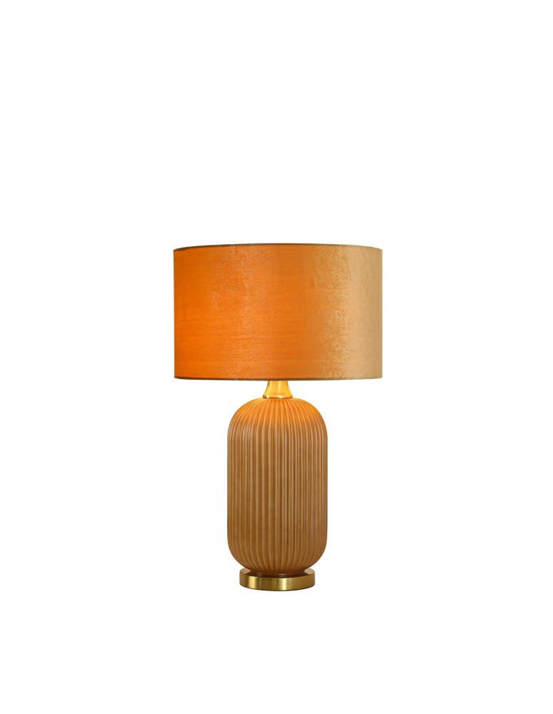 Table lamps with lampshade - Light Prestige Tamiza desk lamp large 1xE27 gold LP-1515/1T big gold - product kolory-swiatla.pl 3