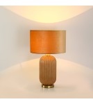 Table lamps with lampshade - Light Prestige Tamiza desk lamp large 1xE27 gold LP-1515/1T big gold - product 4