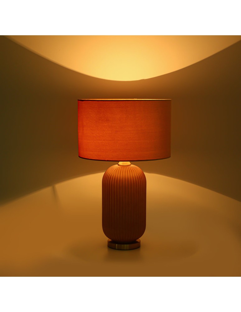 Table lamps with lampshade - Light Prestige Tamiza desk lamp large 1xE27 gold LP-1515/1T big gold - product kolory-swiatla.pl 5