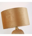 Table lamps with lampshade - Light Prestige Tamiza desk lamp large 1xE27 gold LP-1515/1T big gold - product 6