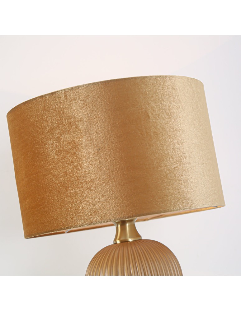 Table lamps with lampshade - Light Prestige Tamiza desk lamp large 1xE27 gold LP-1515/1T big gold - product kolory-swiatla.pl 6